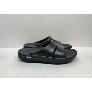 OOFOS‎ Ooahh Black Recovery Slide Women's Size 7 Sandals Flip Flops